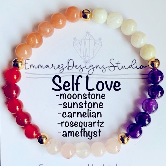 NWT 💕 Self Love Gemstone Bracelet | Genuine Gemstone Crystal Bracelet 💖… - Picture 10 of 10
